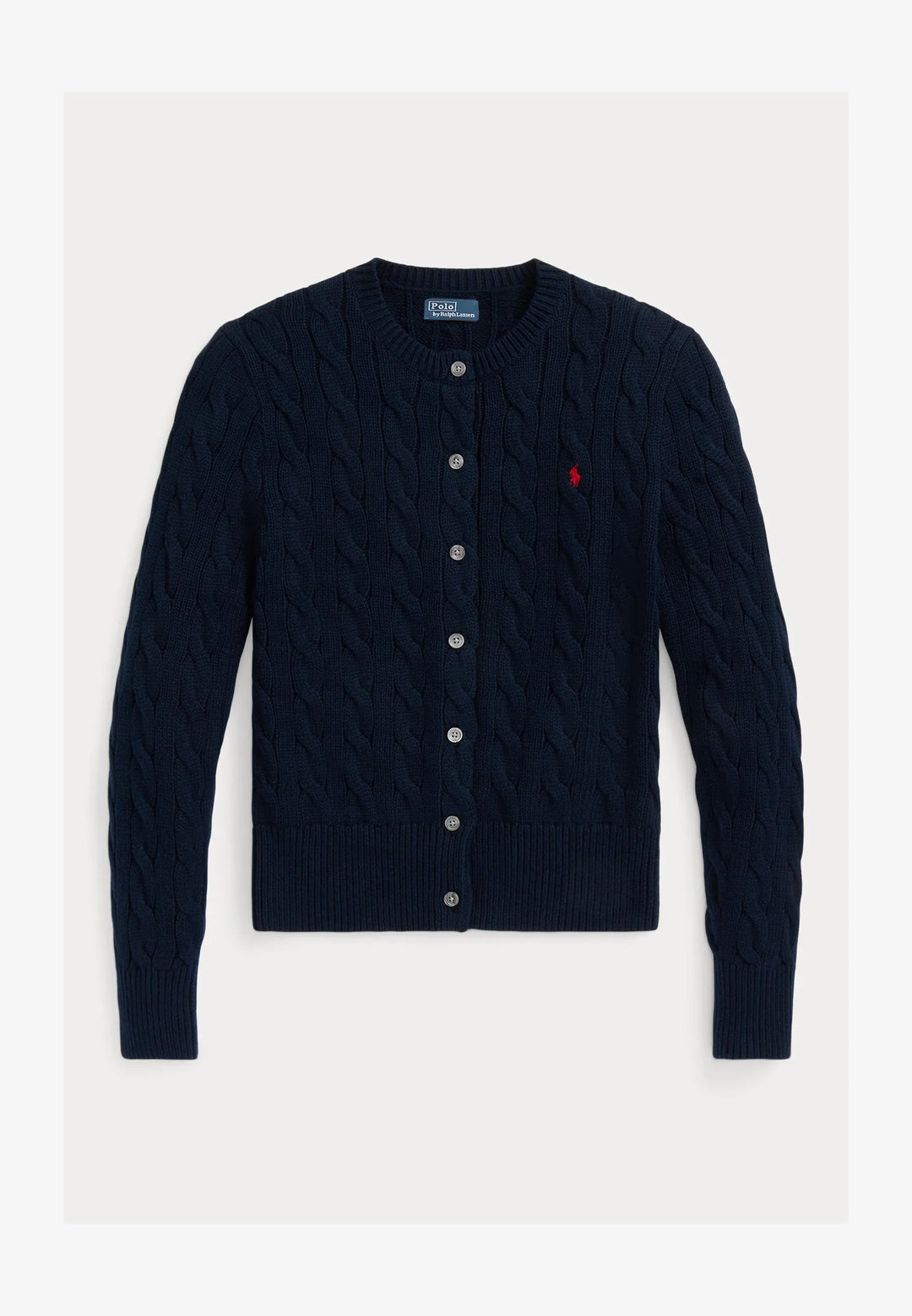 Mauri - Cable Knit Sweater with Button Placket (Women)
