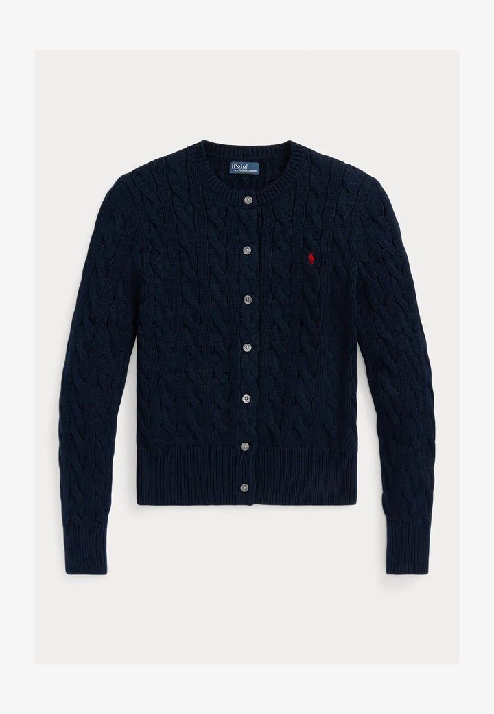 Mauri - Cable Knit Sweater with Button Placket (Women)