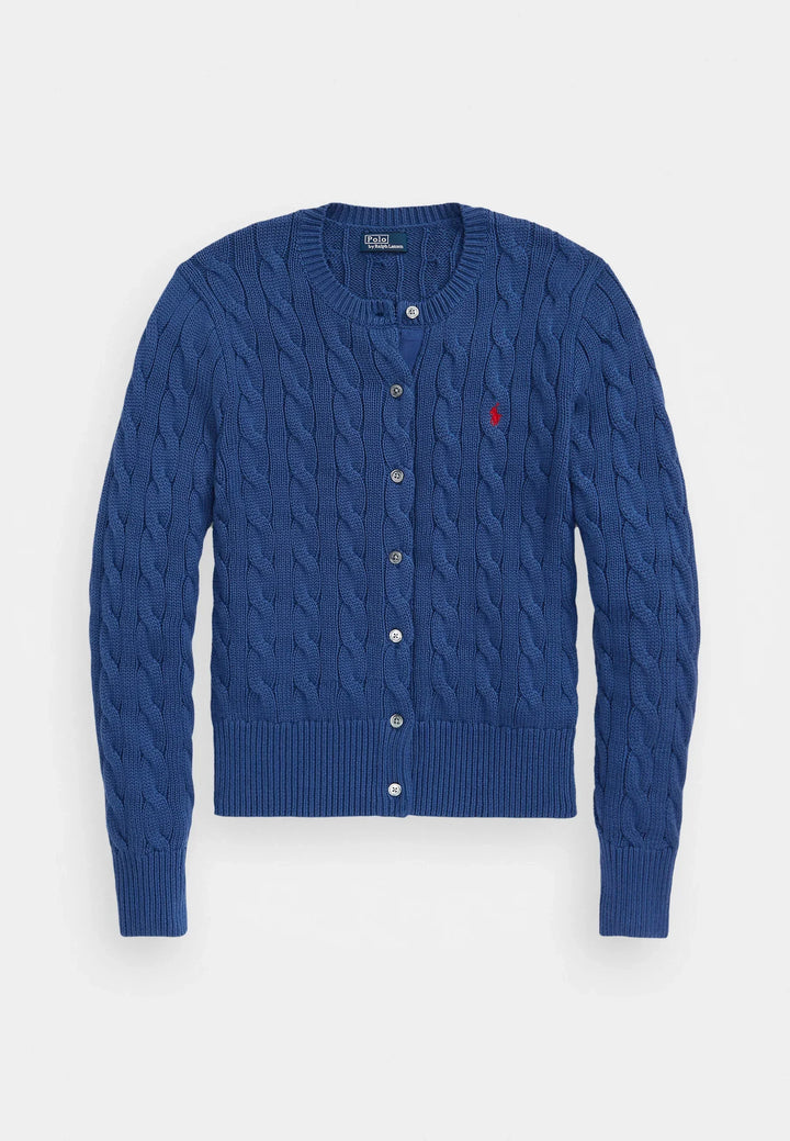 Mauri - Cable Knit Sweater with Button Placket (Women)